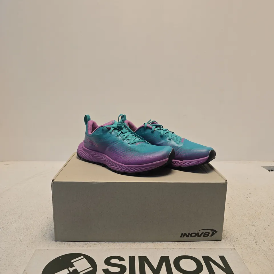 INOV8 TRAIL FLY SPEED WOMEN’S RUNNING SHOES – AQUA/PURPLE, UK 5.5