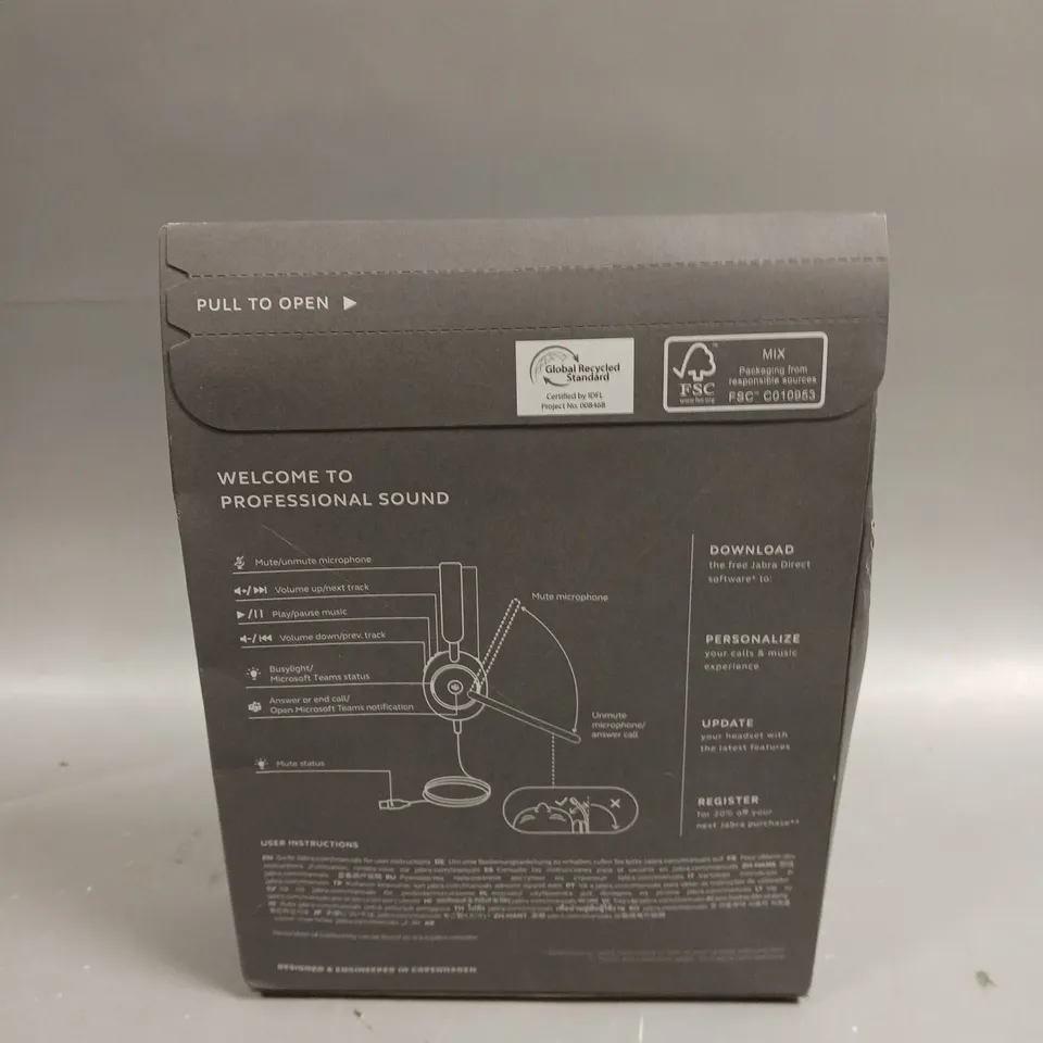 BOXED SEALED JABRA EVOLVE2 40SE CORDED HEADSET 