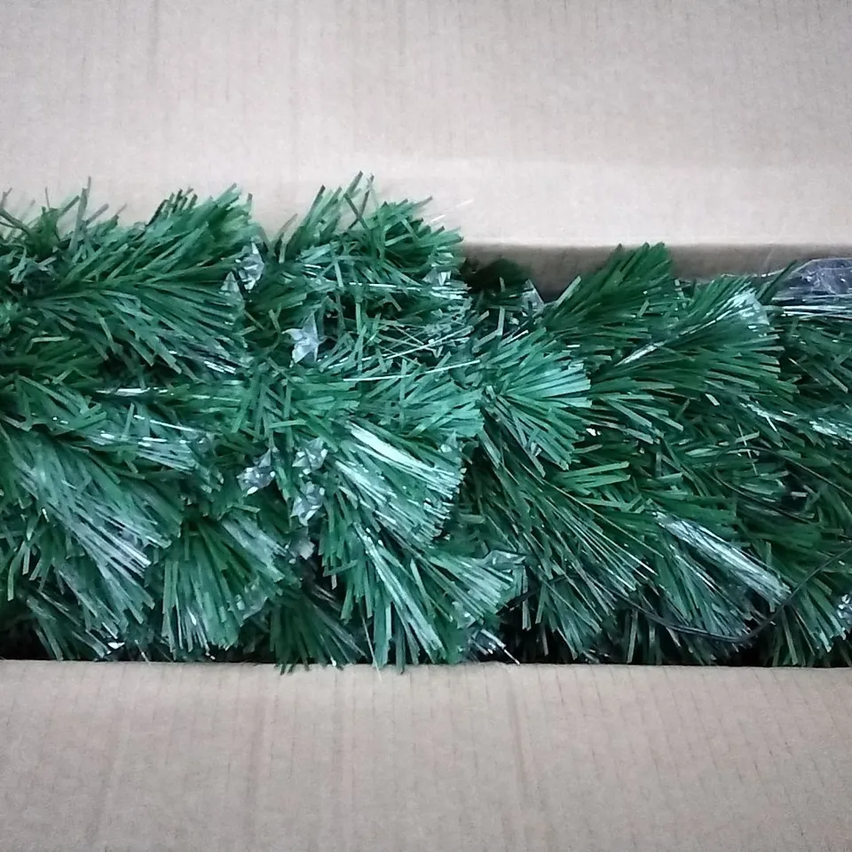 BOXED FIBRE OPTIC PENCIL 5FT GREEN ARTIFICIAL CHRISTMAS TREE 