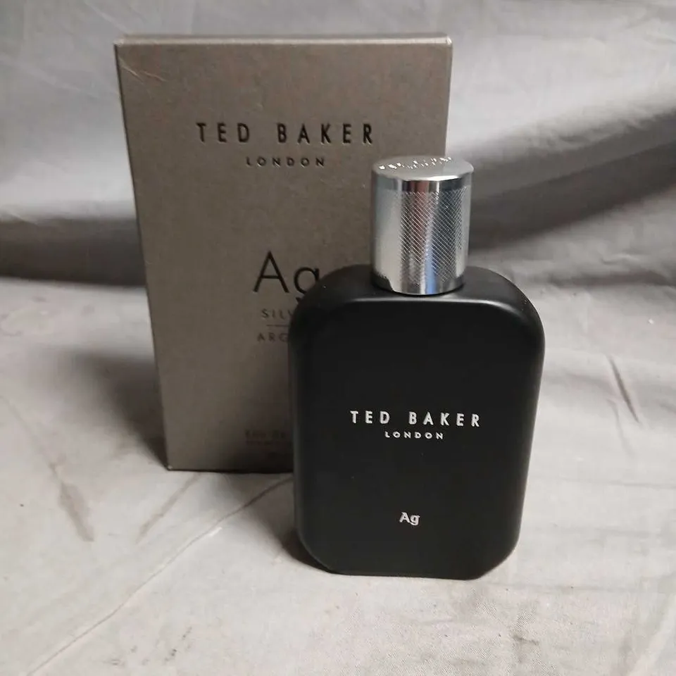 BOXED TED BAKER LONDON AG SILVER ARGENT EAU DE TOILETTE 100ML