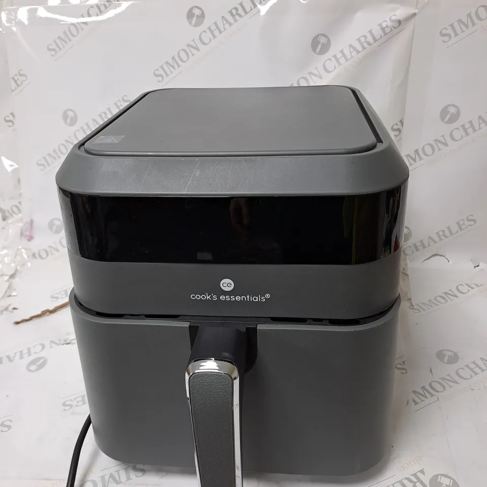 COOK'S ESSENTIALS 5.8L AIR FRYER IN SLATE GREY
