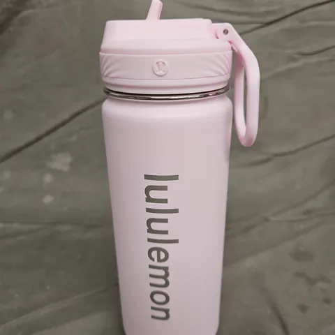 LULULEMON BACK TO LIFE SPORT BOTTLE 18OZ STRAW LID BOTTLE IN PINK