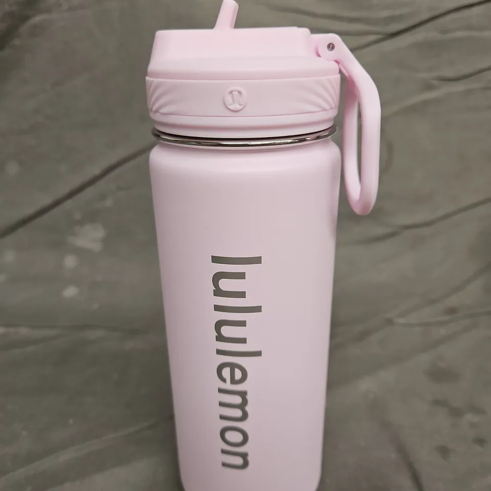LULULEMON BACK TO LIFE SPORT BOTTLE 18OZ STRAW LID BOTTLE IN PINK