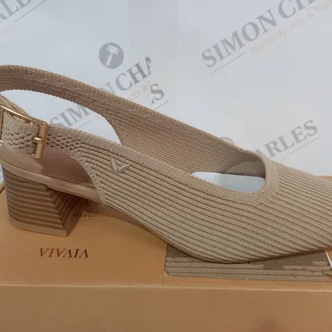 BOXED VIVAIA MELODY SLINGBACK - BEIGE SIZE EU38