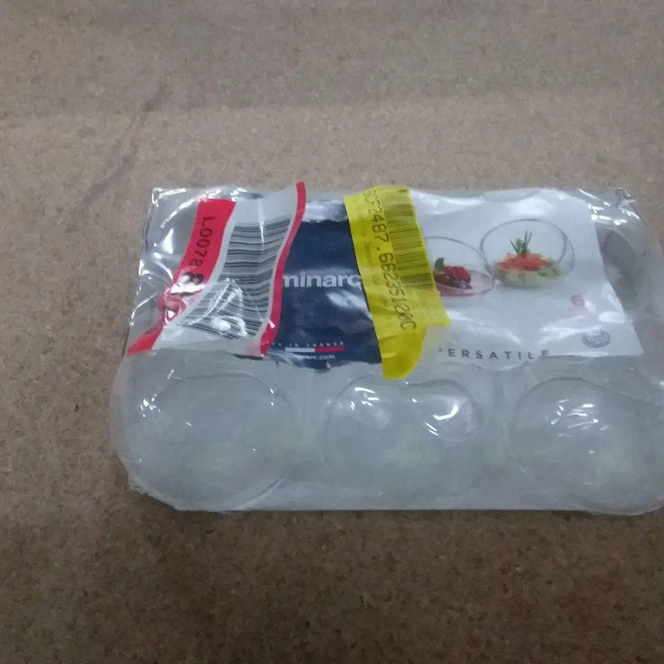 BOXED SINGLE VERSATILE DESSERT BOWLS 40ML X 6