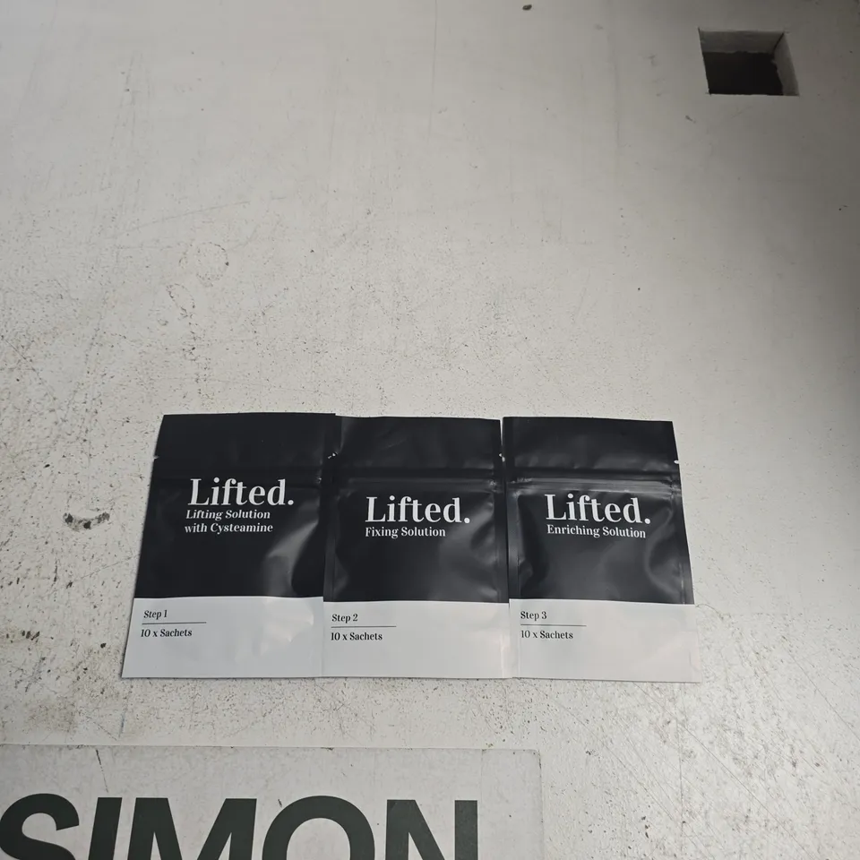LIFTED. LIFTING SOLUTION WITH CYSTEAMINE – SET OF 3 X 10 SACHETS (STEPS 1–3)