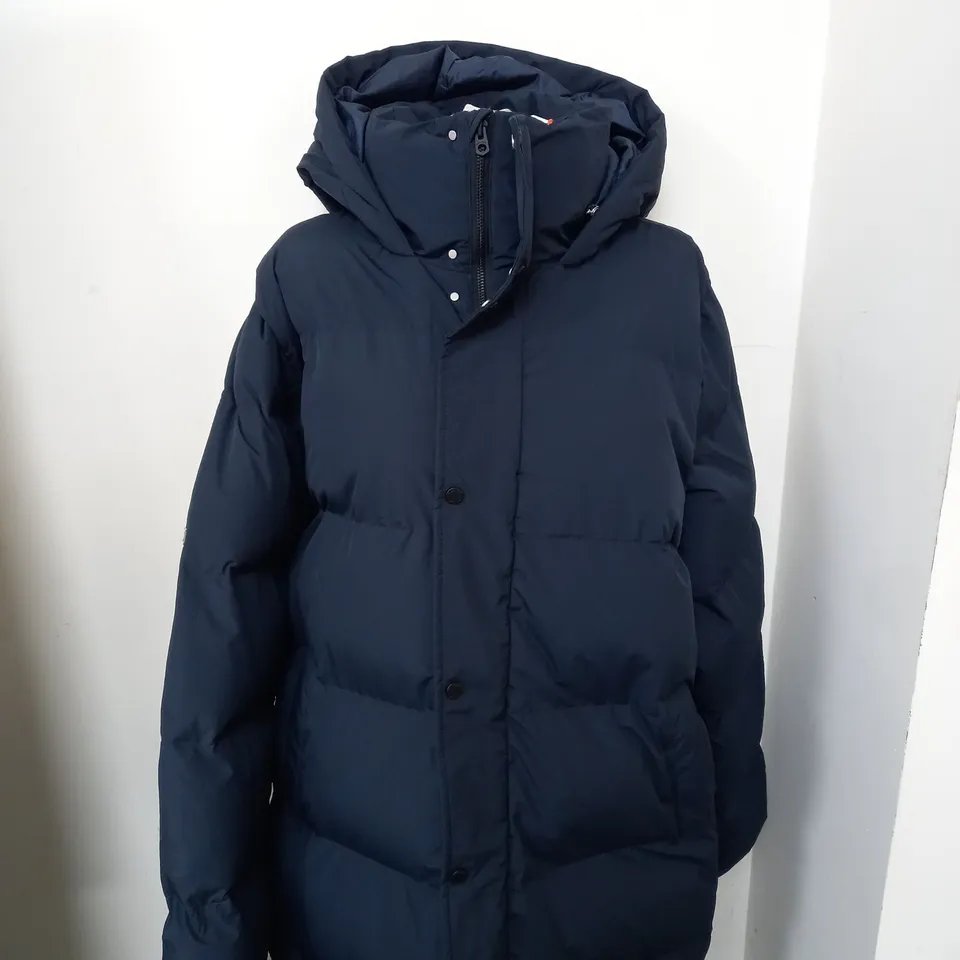 SUPERDRY LONGLINE HOODED PUFFER COAT SIZE 2XL