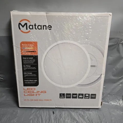 LED CEILING LIGHT 24W DIM – MODEL LS-CL-G2-24W-DIM-YKBK/N