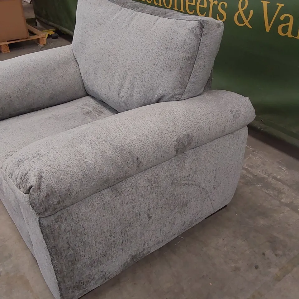 SALERNO FABRIC ARMCHAIR - GREY RRP £449
