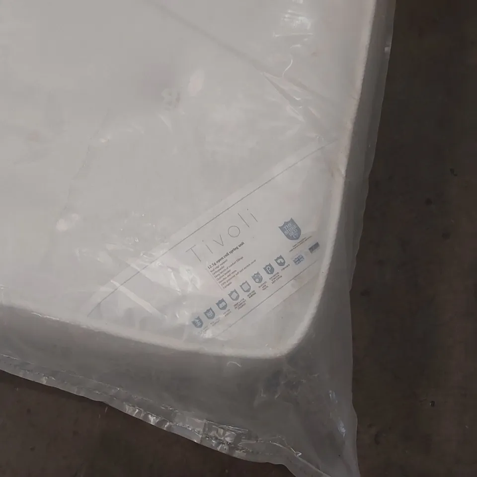 QUALITY BAGGED TIVOLI 12.5G OPEN COIL SPRING UNIT 4'6" DOUBLE MATTRESS 