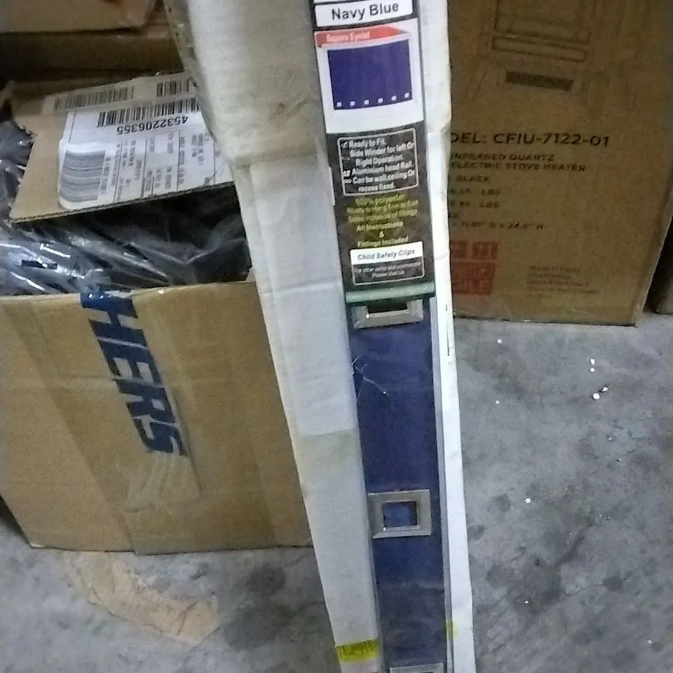 BOXED SQUARE EYELET DAYLIGHT OUTDOOR SEMI-SHEER ROLLER BLINDS