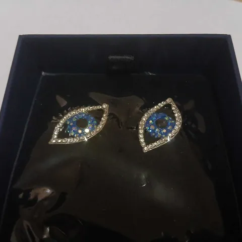 BUTLER AND WILSON CRYSTAL EYE STUD EARRINGS