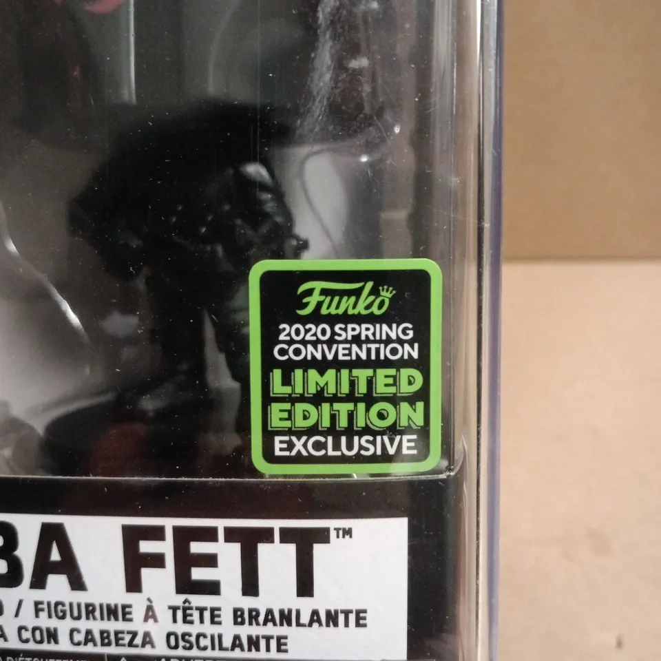 FUNKO POP! STAR WARS – BOBA FETT (2020 SPRING CONVENTION LIMITED EDITION EXCLUSIVE) – BOXED