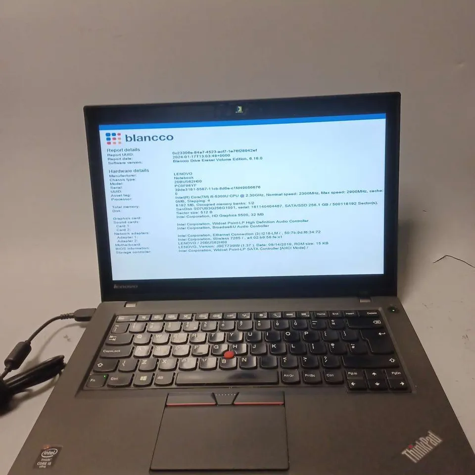 LENOVO THINKPAD LAPTOP 