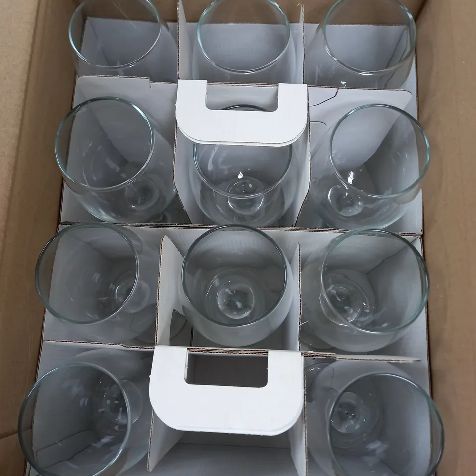 PALLET OF APPROX 50 BOXES OF 12 WINE GLASSES - COLLECTION ONLY