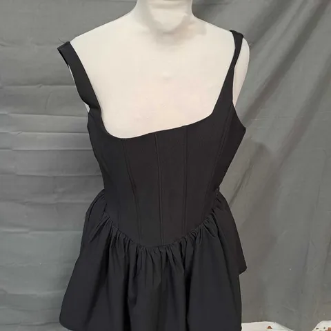 ZARA BLACK SHORT DRESS - EUR SMALL