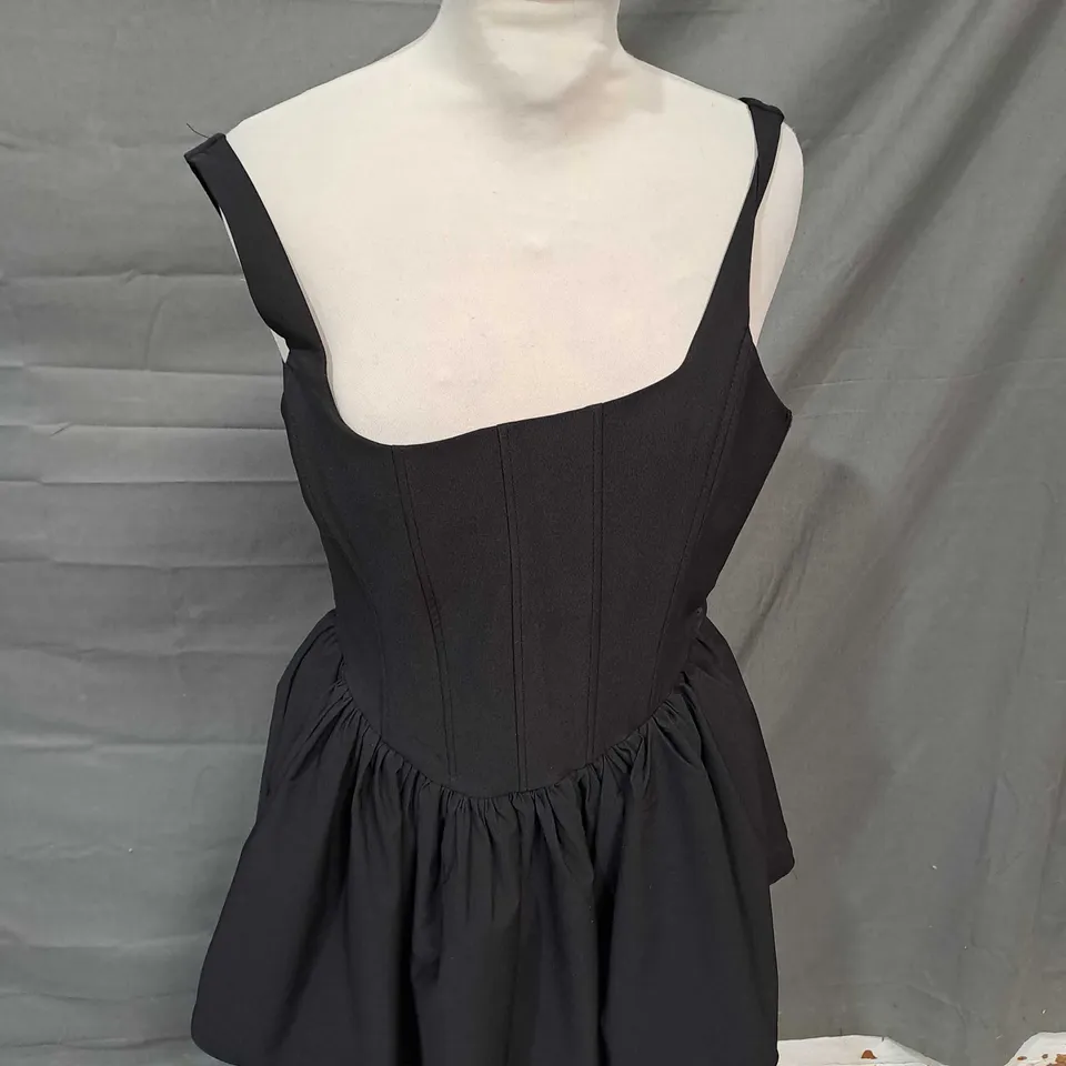 ZARA BLACK SHORT DRESS - EUR SMALL