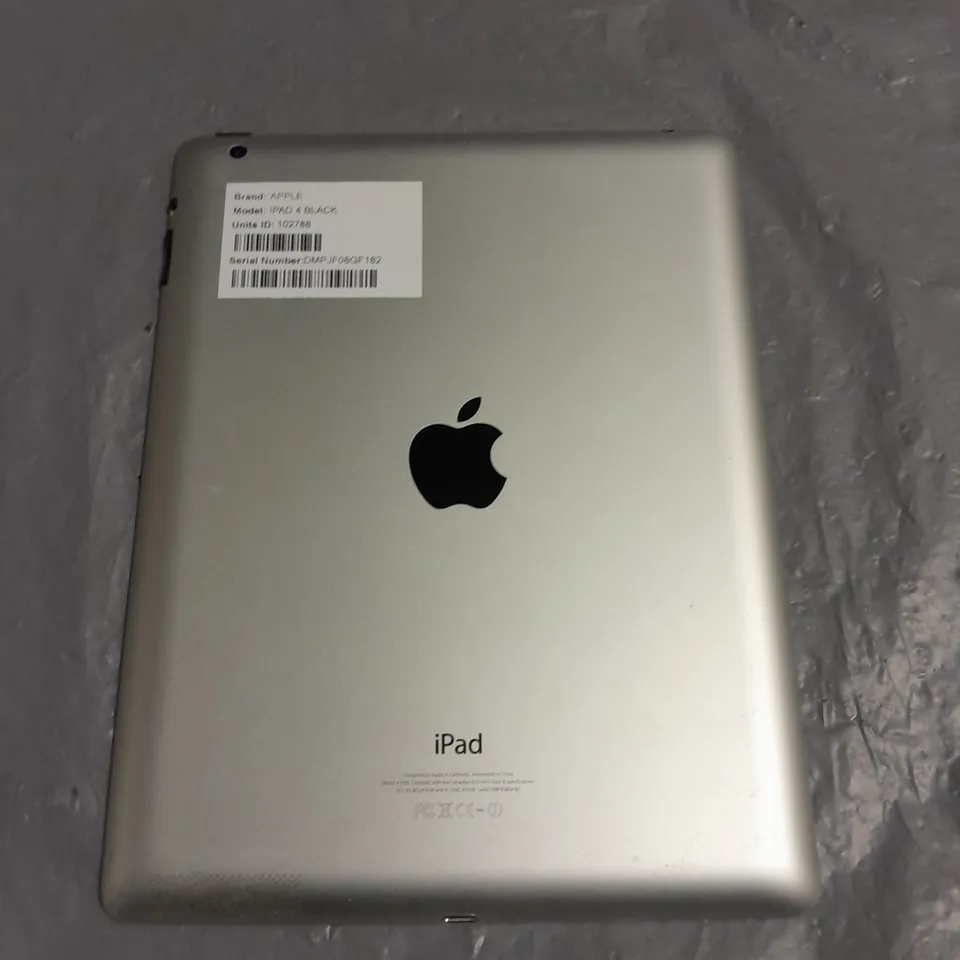 UNBOXED APPLE IPAD 4 - A1458