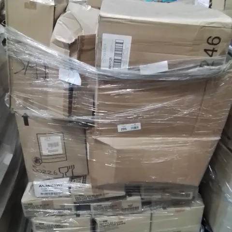 PALLET CONTAINING LARGE QUANTITY OF REFUSE SACKS, THROW AWAY CUP LIDS ECT.