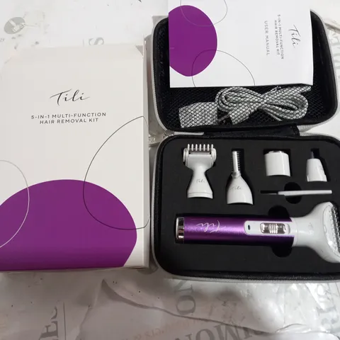 BOXED TILI 5-IN-1 MULTI-FUNCTION HAIR REMOVAL KIT