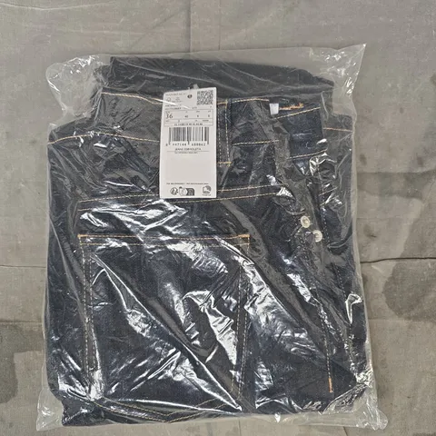 MNG 328 VIOLETA FLARED JEANS IN DARK BLUE SIZE UK 8