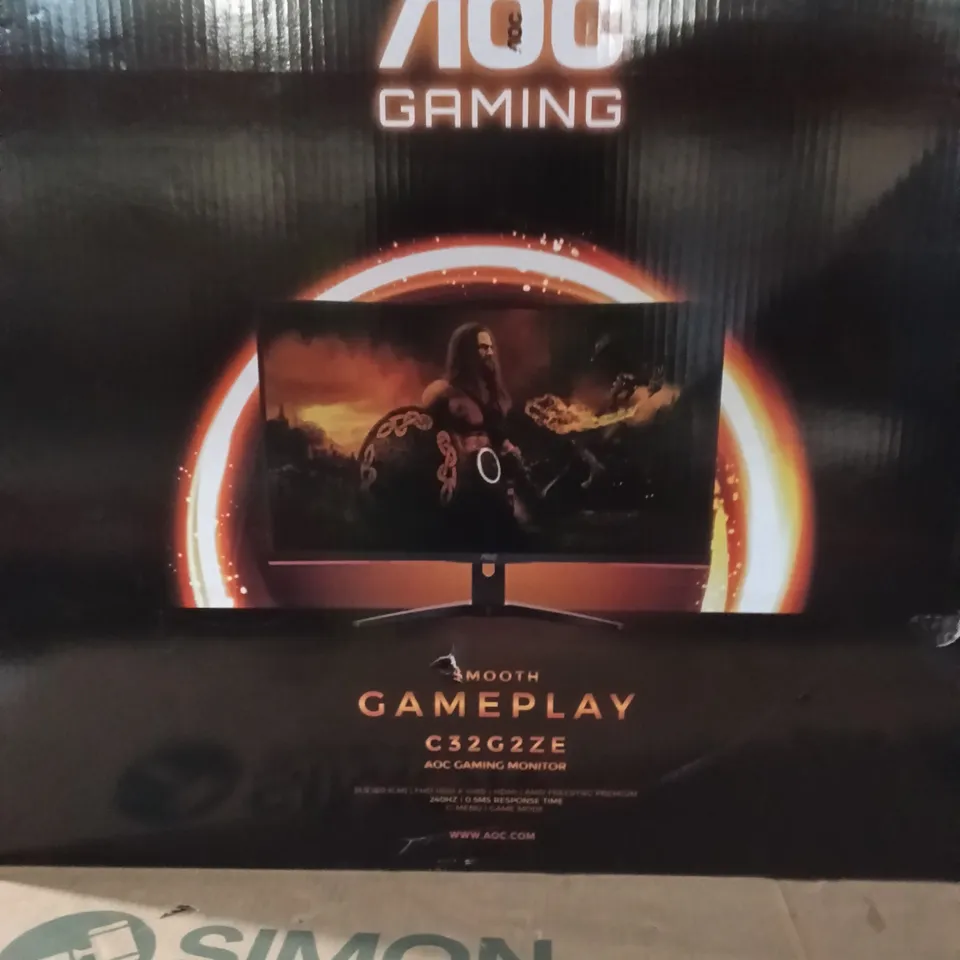 BOXED AOC SMOOTH GAMEPLAY MONITOR - C32G2ZE