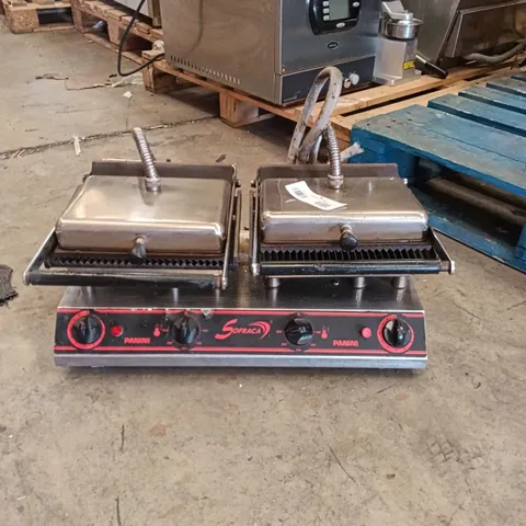 SOFRACA DOUBLE PANINI GRILLS
