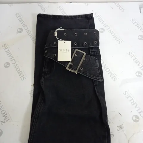 SIMMI LONDON DARK DENIM SKIRT SIZE 8