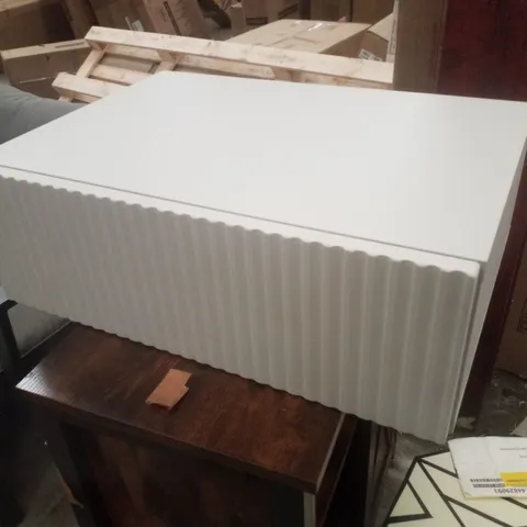 PASKELL MANUFACTURED WOOD WALL MOUNTED BEDSIDE TABLE