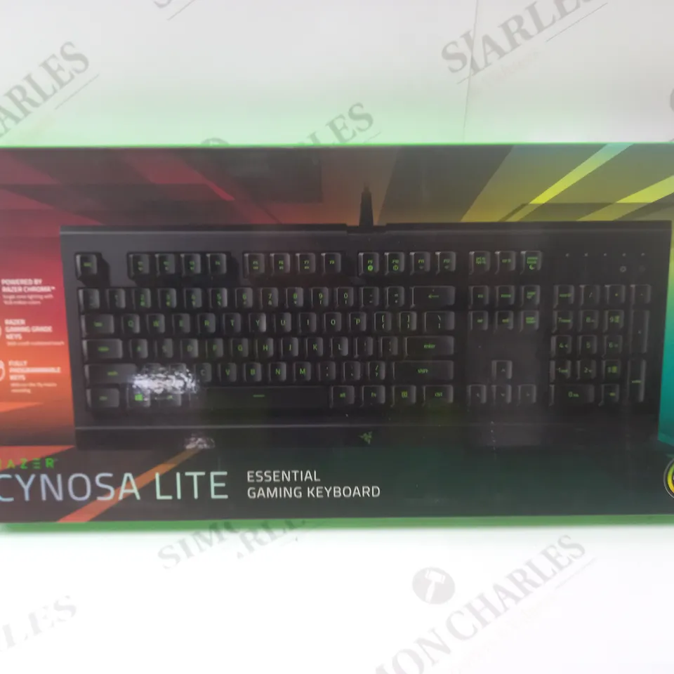 BRAND NEW BOXED RAZER CYNOSA LITE ESSENTIAL GAMING KEYBOARD