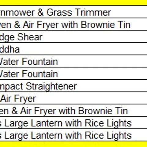 PALLET OF APPROXIMATELY 11 ASSORTED HOUSEHOLD AND GARDEN PRODUCTS TO INCLUDE;
