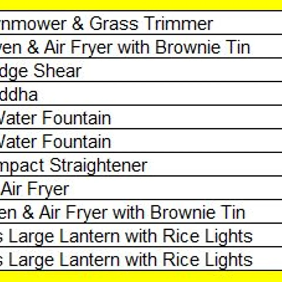 PALLET OF APPROXIMATELY 11 ASSORTED HOUSEHOLD AND GARDEN PRODUCTS TO INCLUDE;