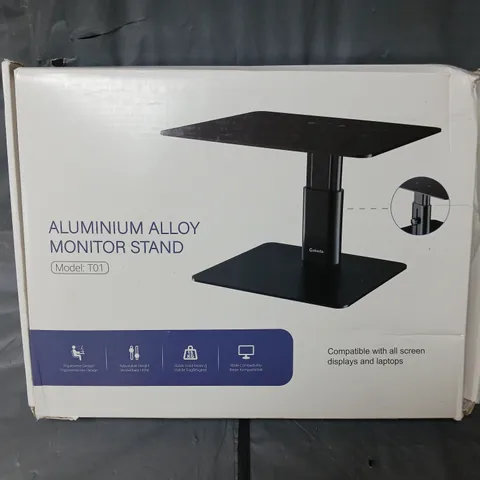 BOXED ALUMNIUM ALLOY MONITOR STAND (T01)