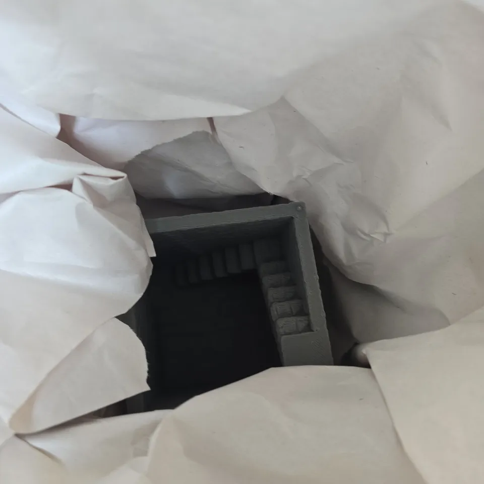 GREY PLASTIC MODEL BUILDING PARTS