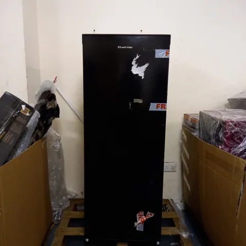 RUSSELL HOBBS RH55LF142B FREESTANDING TALL FRIDGE, 230 LITERS, BLACK, NOISE LEVEL 40DB