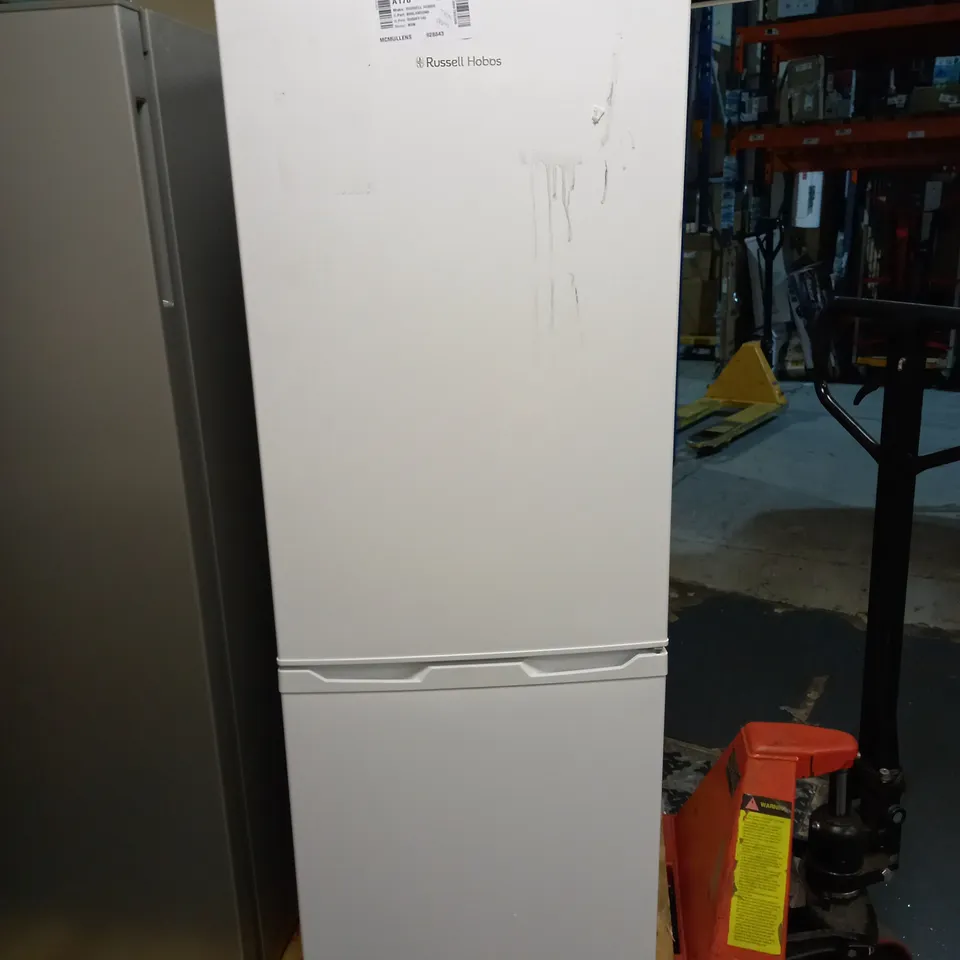 RUSSELL HOBBS LOW FROST FRIDGE FREEZER, 113L FRIDGE, 61L FREEZER - WHITE (50CM WIDE, 145CM HIGH) - COLLECTION ONLY
