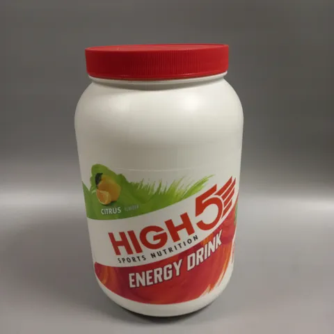 SEALED HIGH FIVE SPORTS NUTRITION ENERGY DRINK - 2.2KG CITRUS