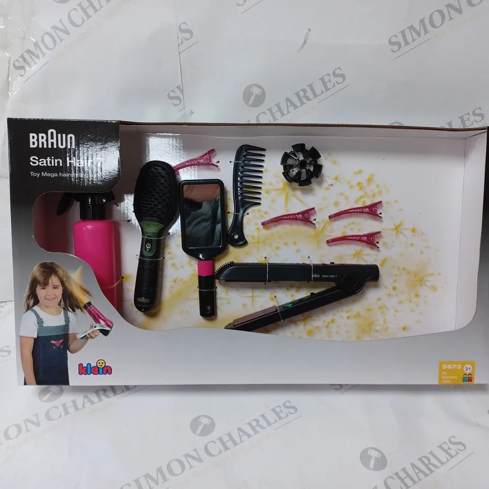 BRAUN MEGA HAIRSTYLING TOY GIFT SET RRP £34.99