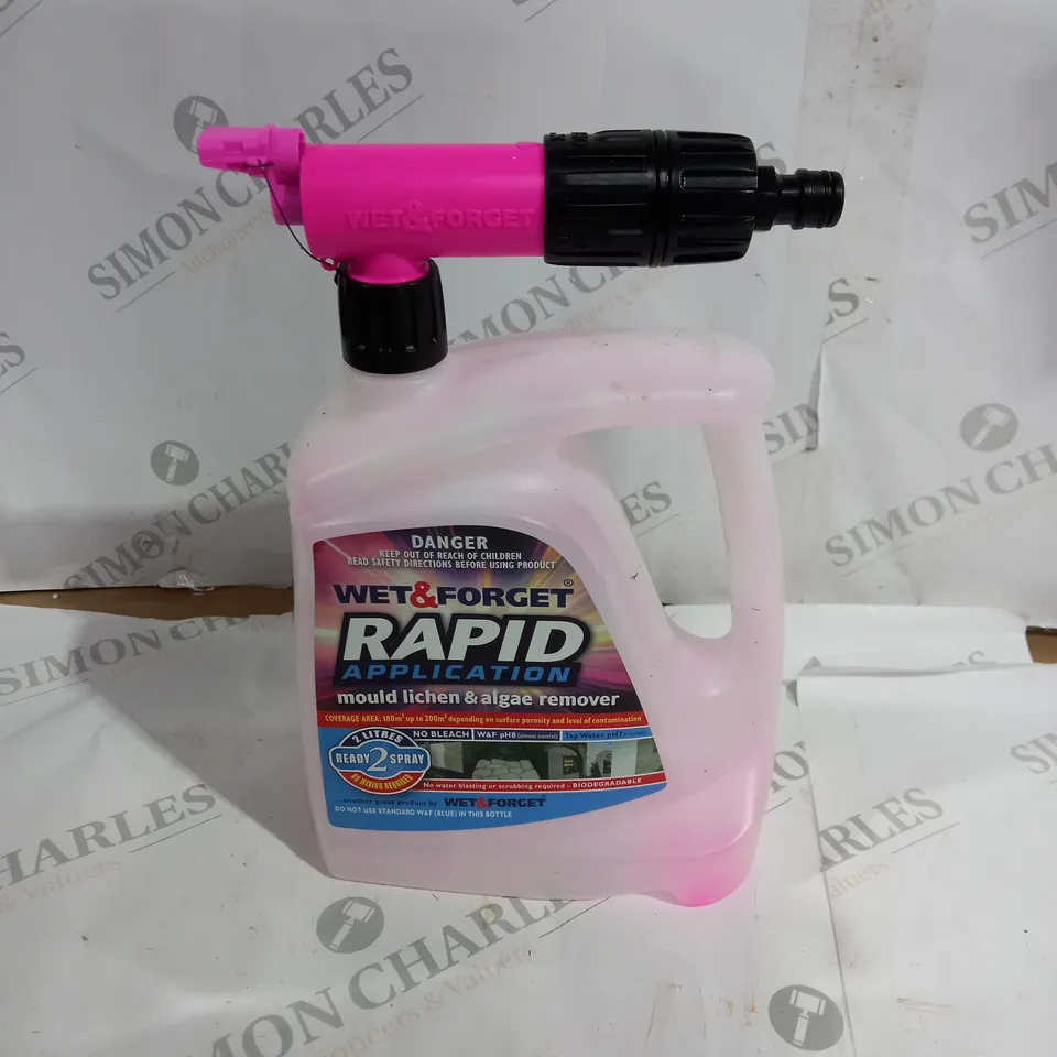 WET & FORGET RAPID 2 LITRE BOTTLE WITH SNIPER NOZZLE