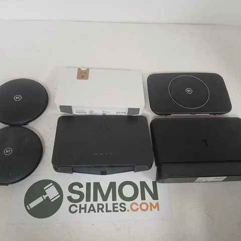 ASSORTED HOUSEHOLD PRODUCTS TO INCLUDE; SKY SMART HUB SH31B + SKY SMART HUB 2 BUNDLE WITH 2X BT WHOLE HOME DISCS