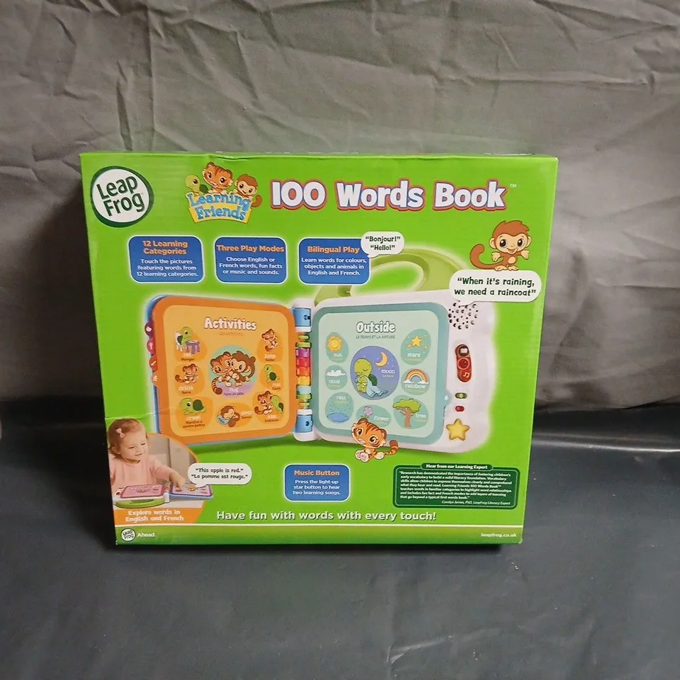 BOXED LEAP FROG 100 WORD BOOK