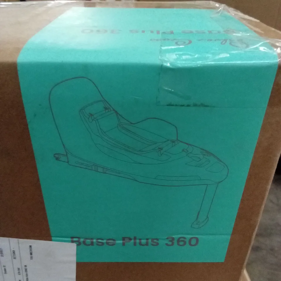 BOXED SILVER CROSS COVE STROLLER & CARRY COT IN DAMSON, WITH SILVER CROSS GLIDE PLUS 360 CAR SEAT AND I-SIZE BASE, ACCESSORIES INCLUDED (4 PARTS)
