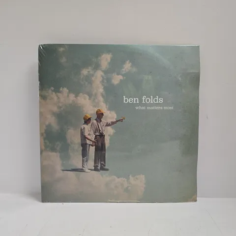 BEN FOLDS WHAT MATTERS MOST VINYL
