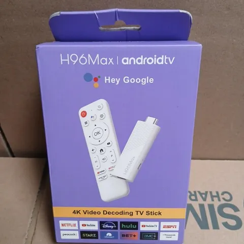 H96MAX ANDROID TV STICK WITH CHROMECAST BUILT-IN – 4K UHD