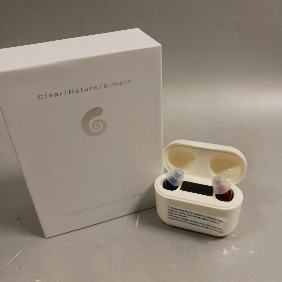 BOXED CLEAR/NATURE/SIMPLE HEARING AIDS 