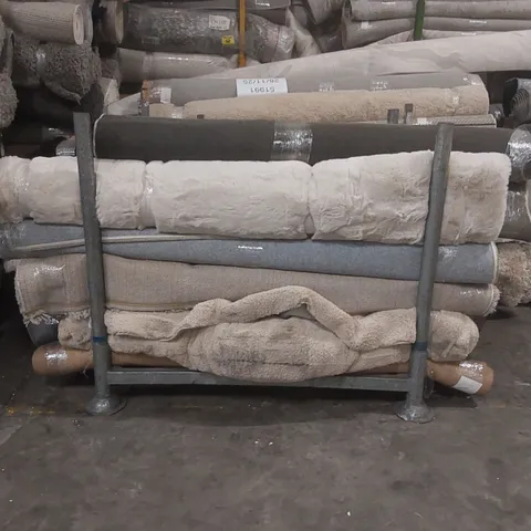 STILLAGE CONTAINING APPROXIMATELY  22x ASSORTED DESIGNER RUGS - STILLAGE NOT INCLUDED