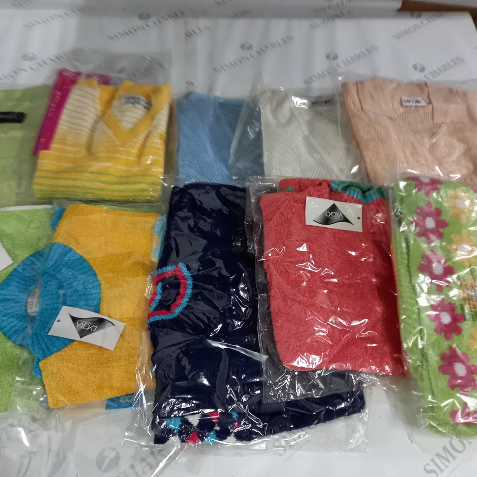 LOT OF 10 ASSORTED BAGGED CLOTHING ITEMS - VARIOUS SIZES