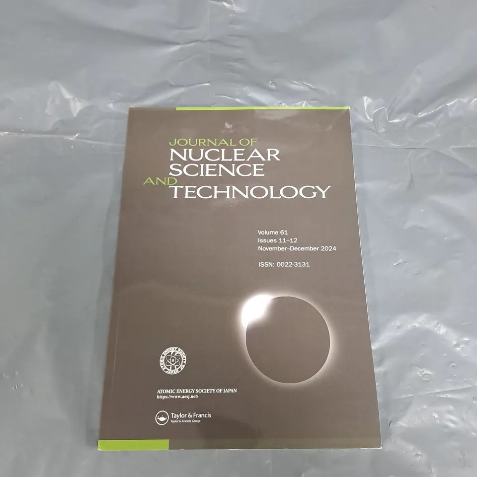 JOURNAL OF NUCLEAR SCIENCE AND TECHNOLOGY BOOK 