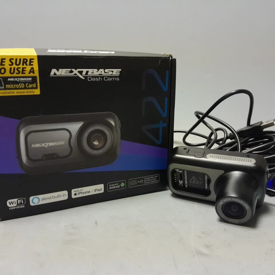 BOXED NEXTBASE DASHCAM 422 GW