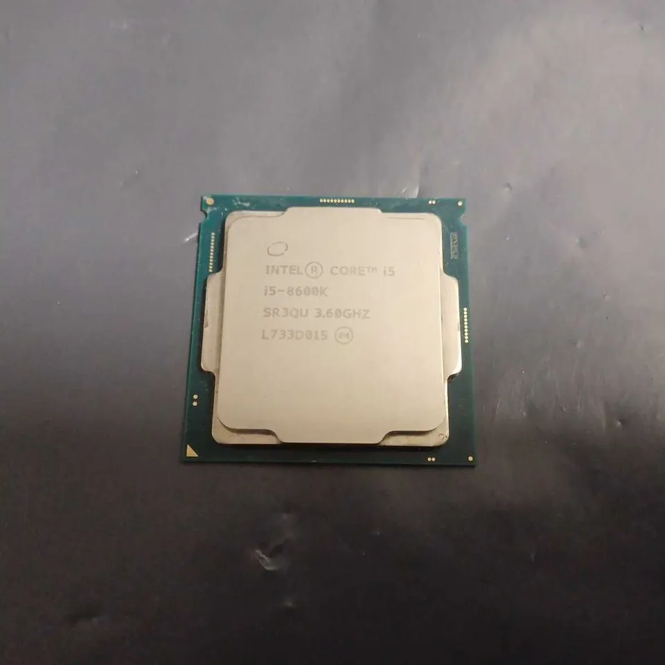 UNBOXED INTEL CORE I5 I5-8600K SR3QU 3.6 GHZ PROCESSOR